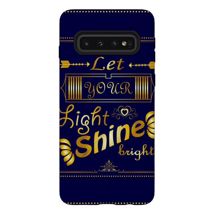 Galaxy S10 StrongFit let your light shine bright by MALLIKA