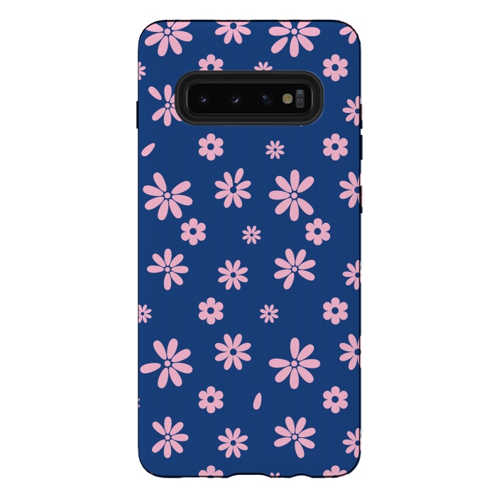 Galaxy S10 plus StrongFit Flowers and Petals by Bledi