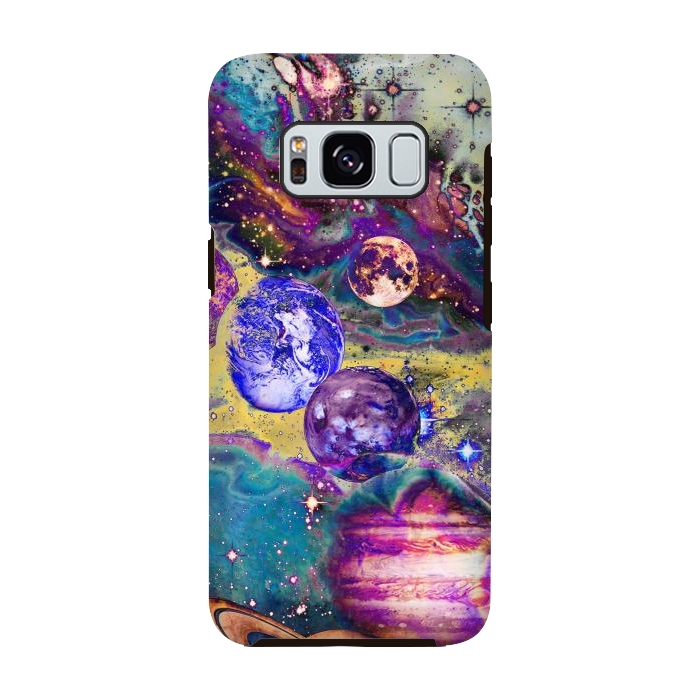 Galaxy S8 StrongFit Psychedelic vibrant space explosion by Oana 