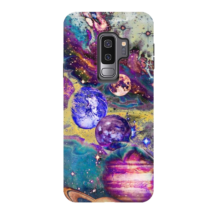 Galaxy S9 plus StrongFit Psychedelic vibrant space explosion by Oana 