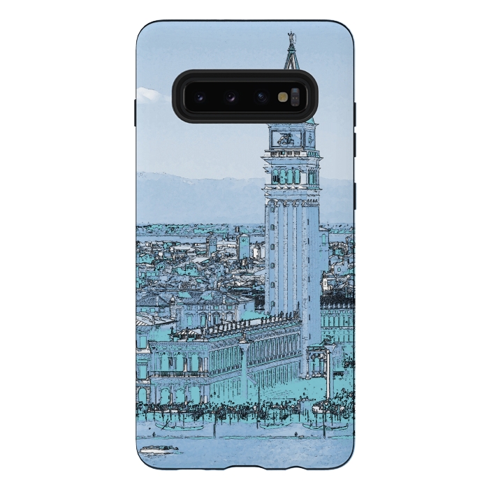 Galaxy S10 plus StrongFit San Marco Venice Italy watercolor painting by Oana 