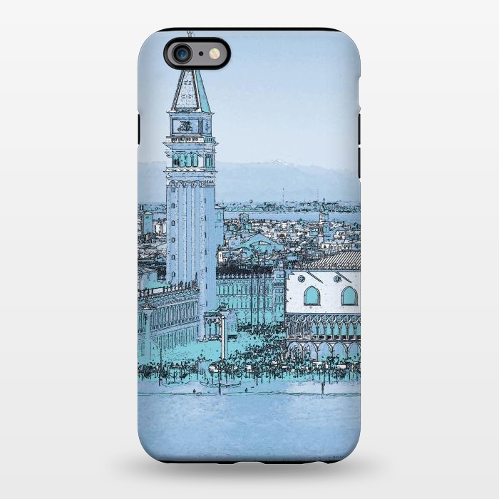 iPhone 6/6s plus StrongFit Painted watercolor Venice San Marco Square by Oana 