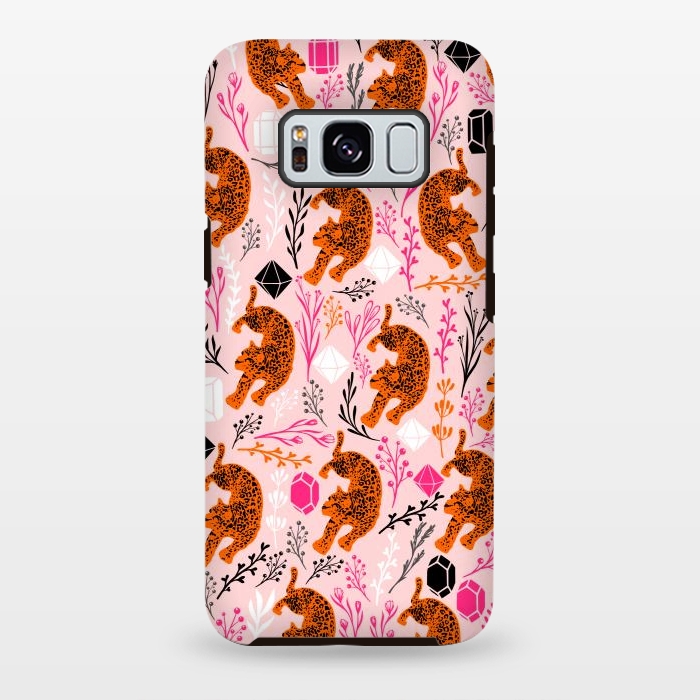 Galaxy S8 plus StrongFit Leopard by Karolina