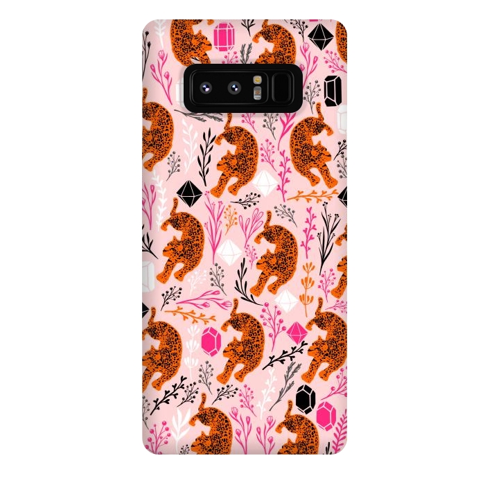 Galaxy Note 8 StrongFit Leopard by Karolina