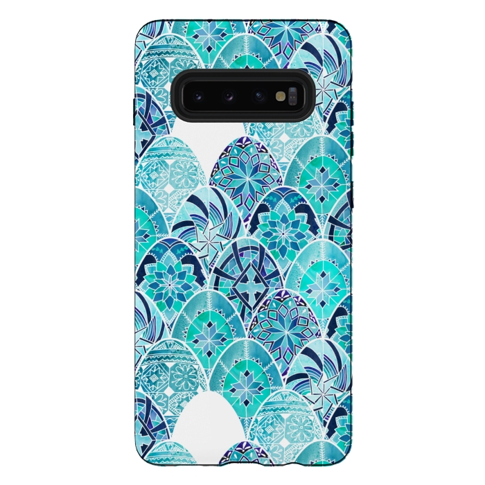 Galaxy S10 plus StrongFit Fancy Pysanky by gingerlique