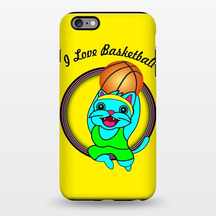 iPhone 6/6s plus StrongFit I LOVE BASKETBALL by MALLIKA