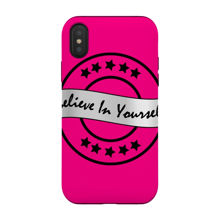 iPhone Xs / X StrongFit BELIEVE IN YOURSELF by MALLIKA