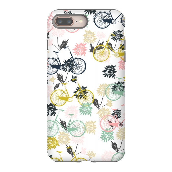 iPhone 7 plus StrongFit Bicycle and Flowers by Karolina
