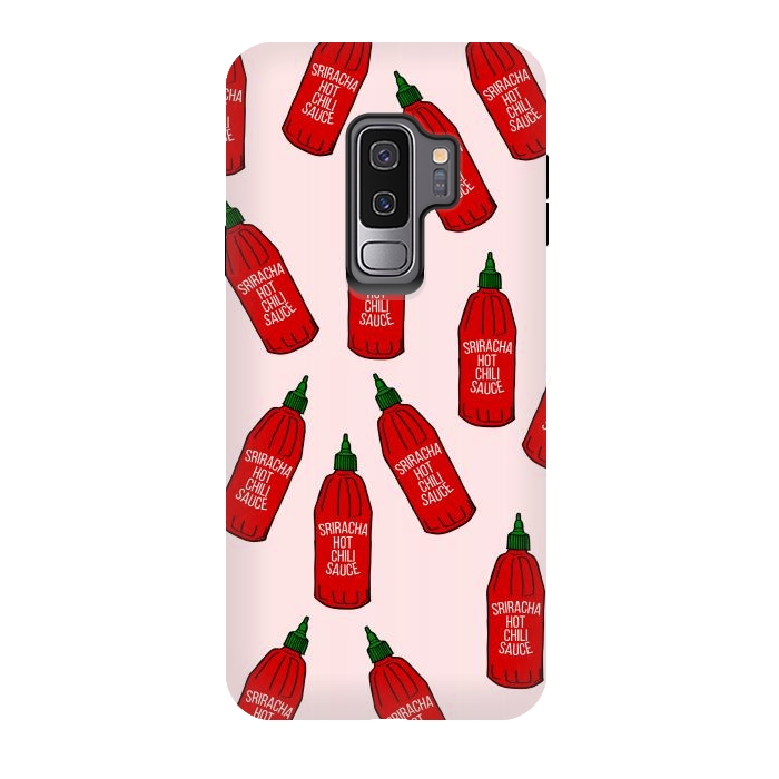 Galaxy S9 plus StrongFit Hot Sauce Bottles by Karolina