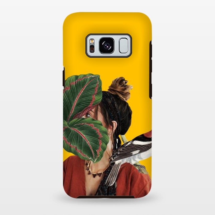 Galaxy S8 plus StrongFit Girl with the bird by MARCOS COELHO
