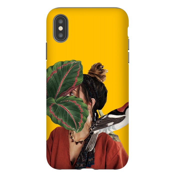 iPhone Xs Max StrongFit Girl with the bird by MARCOS COELHO