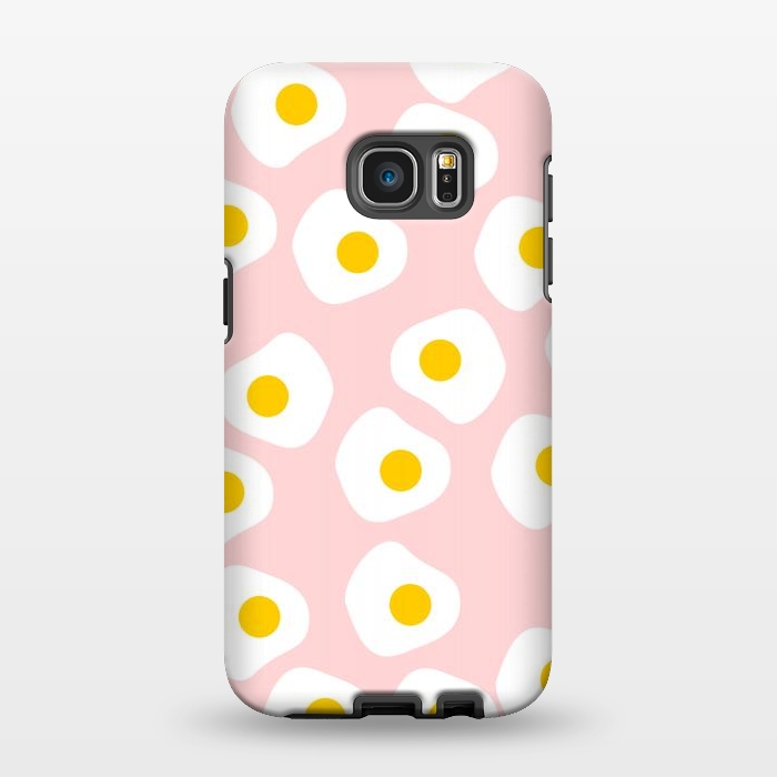 Galaxy S7 EDGE StrongFit Cute Fried Eggs by Karolina