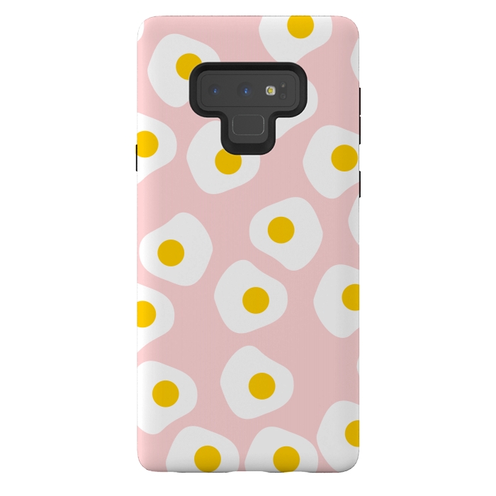 Galaxy Note 9 StrongFit Cute Fried Eggs by Karolina