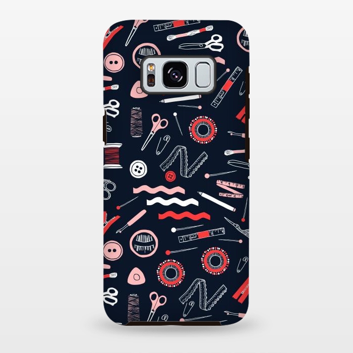 Galaxy S8 plus StrongFit Cute Sewing Tools by Karolina