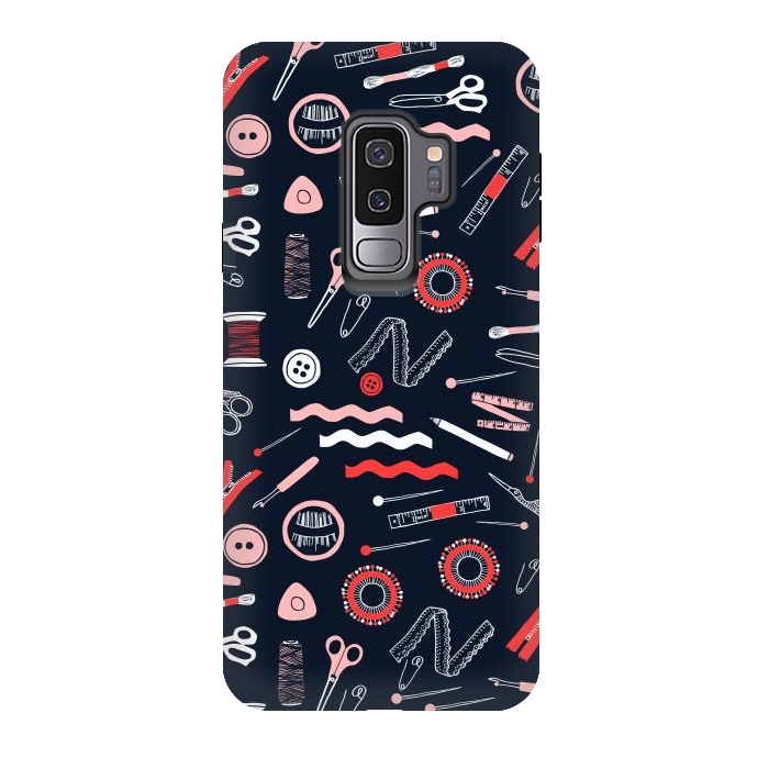Galaxy S9 plus StrongFit Cute Sewing Tools by Karolina