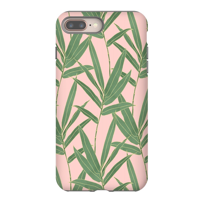 iPhone 7 plus StrongFit Elegant bamboo foliage design  by InovArts