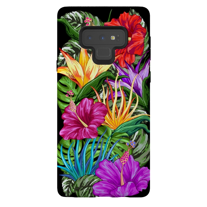 Galaxy Note 9 StrongFit Tropical Flora Summer Mood by BluedarkArt