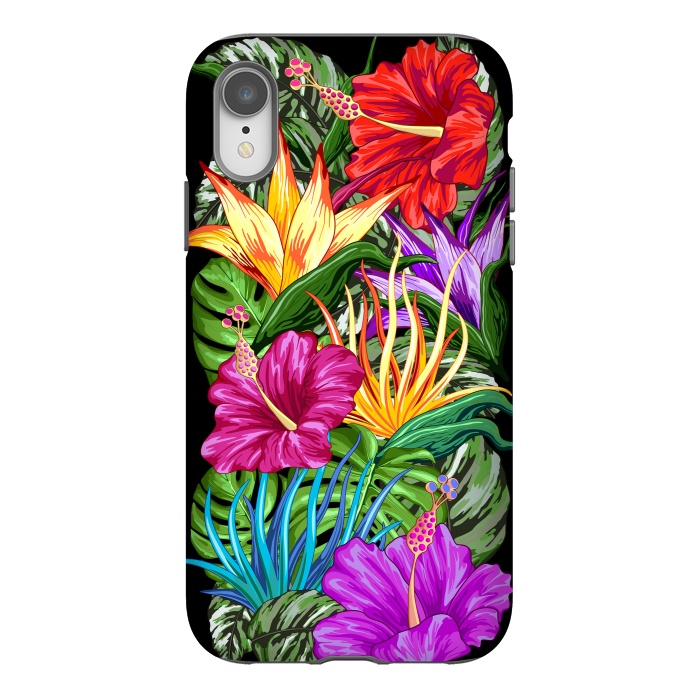 iPhone Xr StrongFit Tropical Flora Summer Mood by BluedarkArt