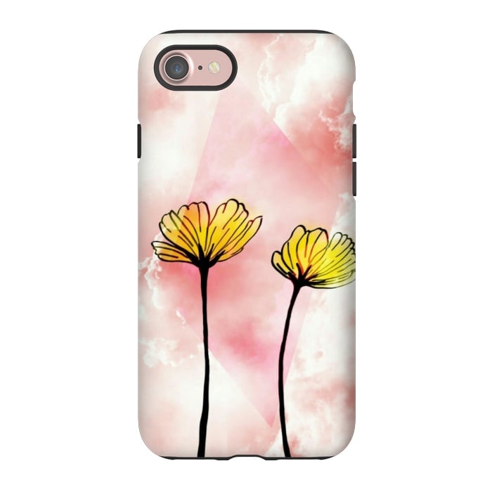 iPhone 7 StrongFit Yellow flowers by CAS