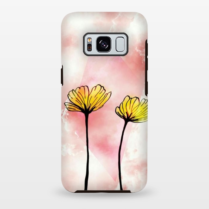 Galaxy S8 plus StrongFit Yellow flowers by CAS