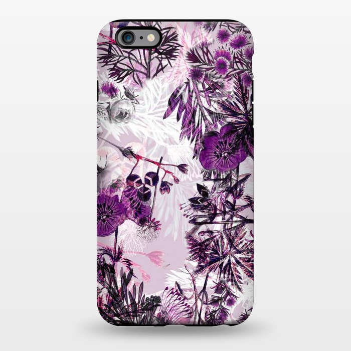 iPhone 6/6s plus StrongFit Romantic purple botanical illustration by Oana 