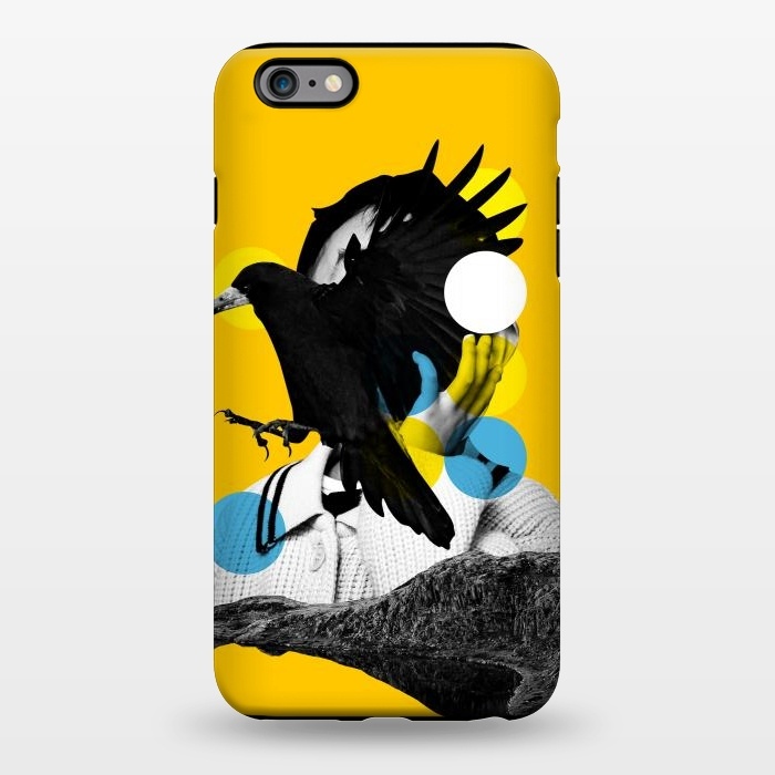 iPhone 6/6s plus StrongFit Black Bird Fly by MARCOS COELHO