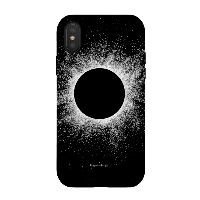 iPhone Xs / X StrongFit Eclipse - Dotwork by Gringoface Designs