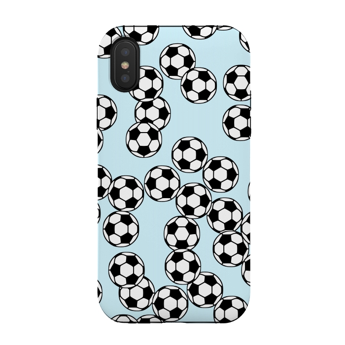 iPhone Xs / X StrongFit Soccer by Karolina