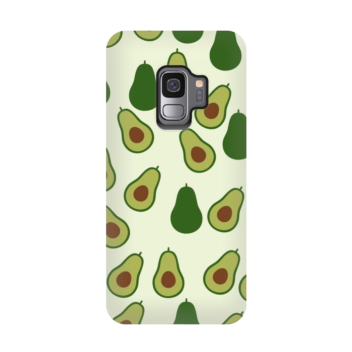 Galaxy S9 StrongFit Cute Avocado by Karolina