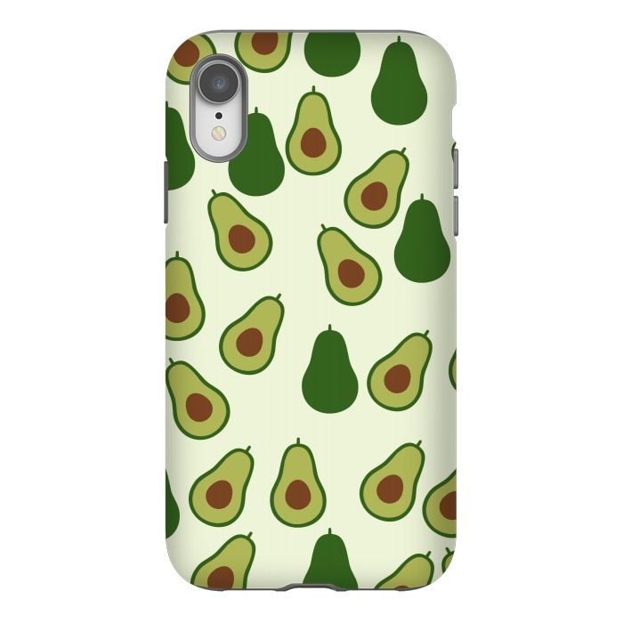 iPhone Xr StrongFit Cute Avocado by Karolina