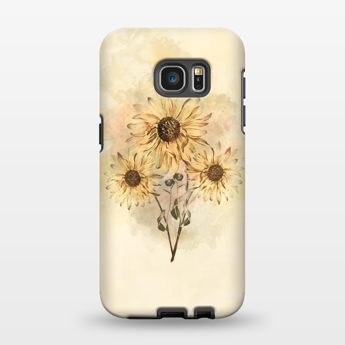 Galaxy S7 EDGE StrongFit Sunflower Bouquet by Creativeaxle