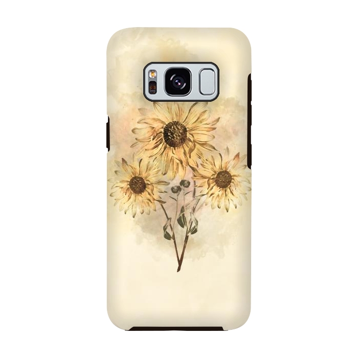 Galaxy S8 StrongFit Sunflower Bouquet by Creativeaxle