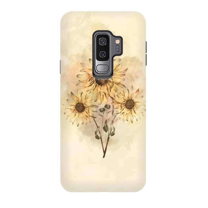 Galaxy S9 plus StrongFit Sunflower Bouquet by Creativeaxle