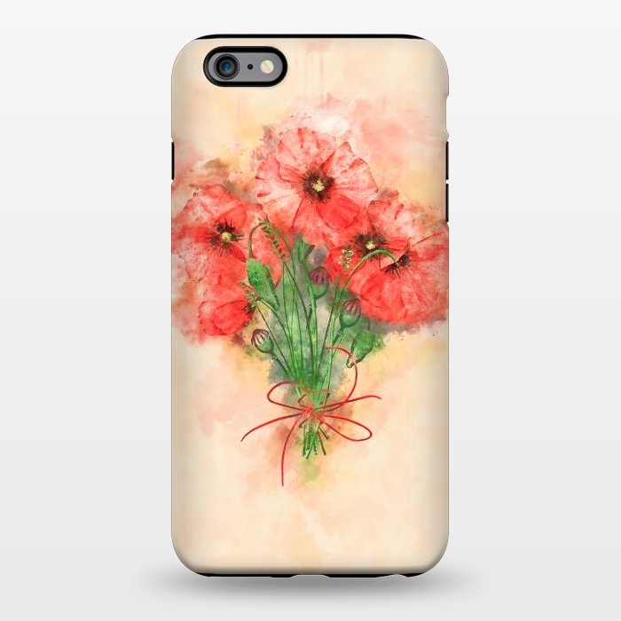 iPhone 6/6s plus StrongFit Red Poppies by Creativeaxle