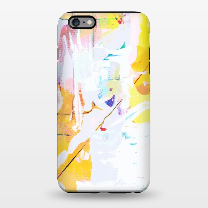 iPhone 6/6s plus StrongFit Yellow Modern Abstract by Creativeaxle