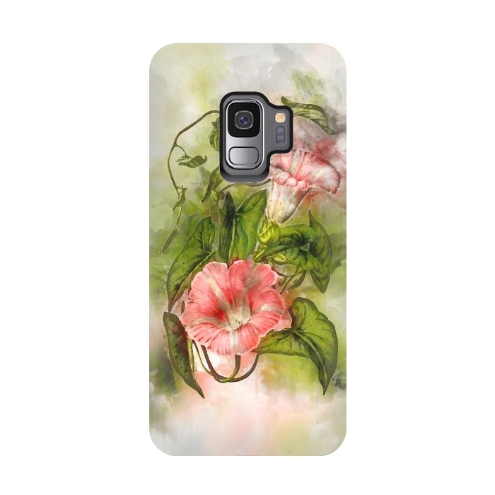 Galaxy S9 StrongFit Blossom Pink by Creativeaxle