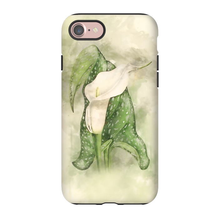 iPhone 7 StrongFit Vintage Calla by Creativeaxle
