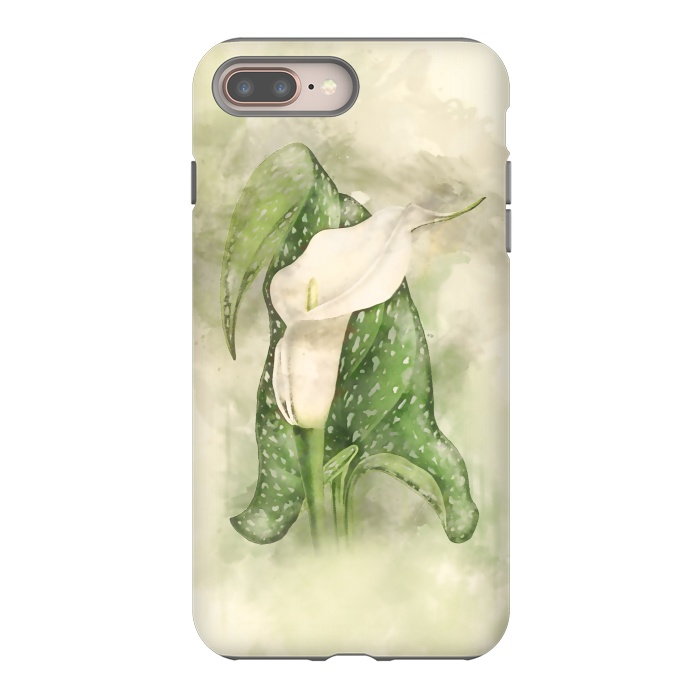 iPhone 7 plus StrongFit Vintage Calla by Creativeaxle