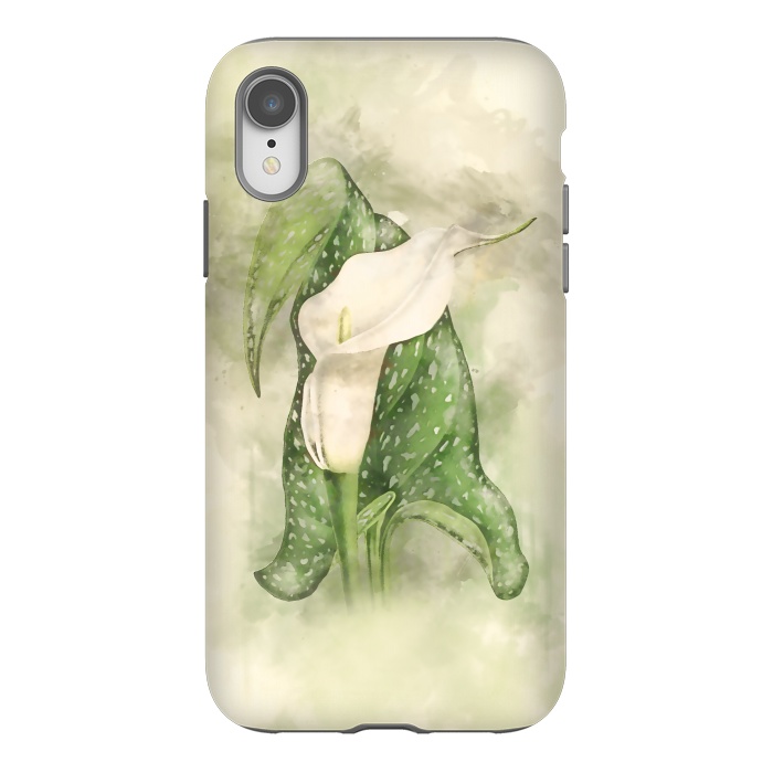iPhone Xr StrongFit Vintage Calla by Creativeaxle