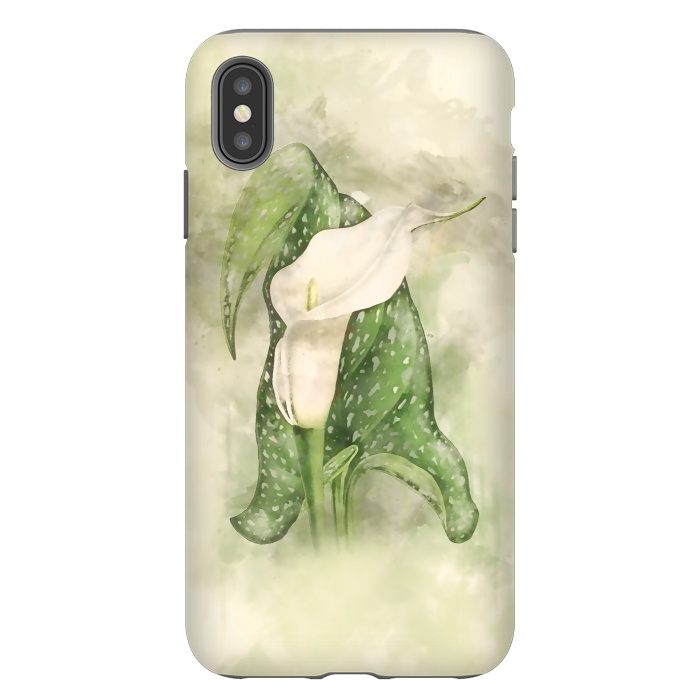 iPhone Xs Max StrongFit Vintage Calla by Creativeaxle
