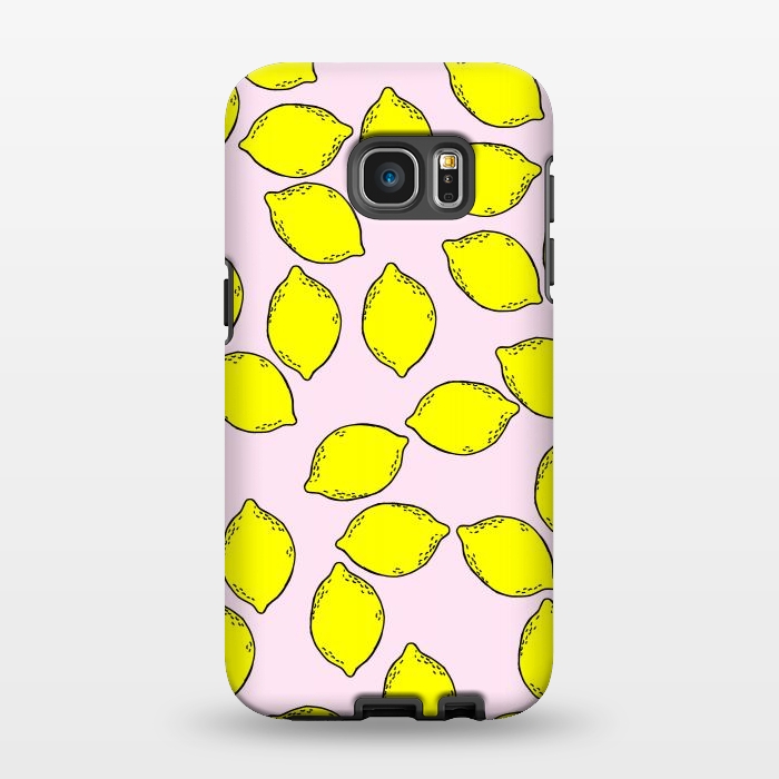 Galaxy S7 EDGE StrongFit Cute Lemons by Karolina