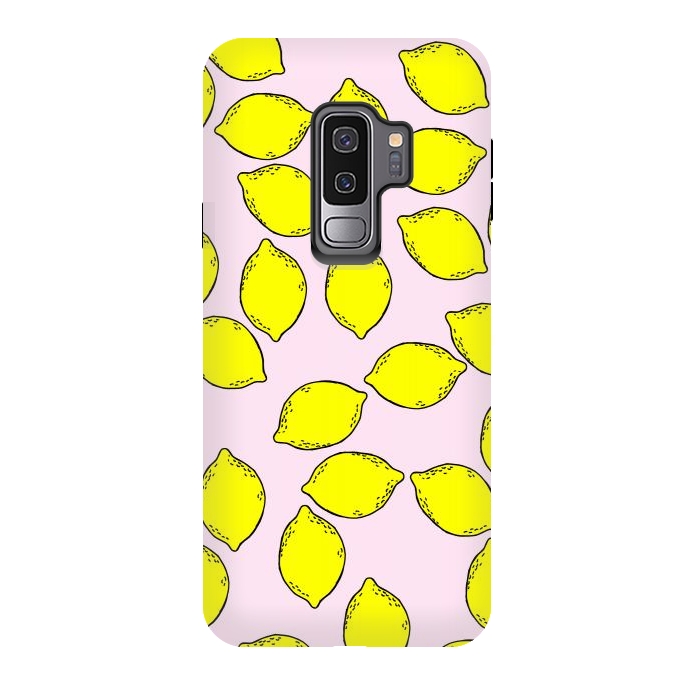 Galaxy S9 plus StrongFit Cute Lemons by Karolina