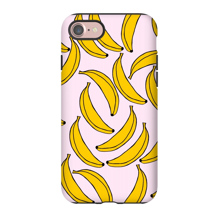 iPhone 7 StrongFit Cute Bananas by Karolina