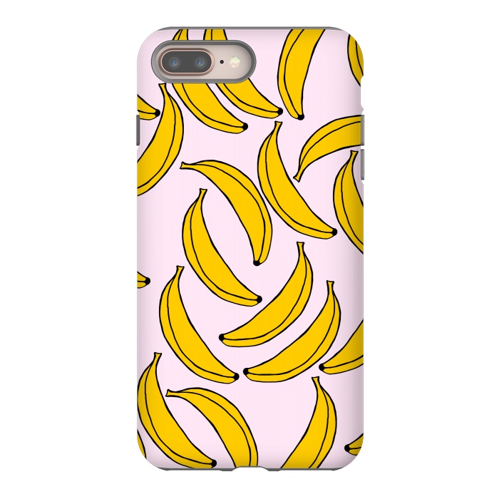 iPhone 7 plus StrongFit Cute Bananas by Karolina