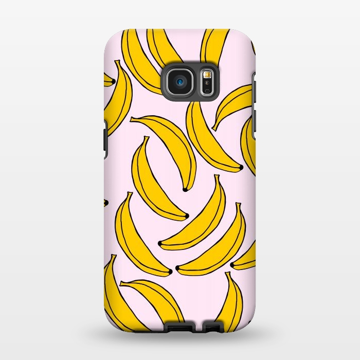 Galaxy S7 EDGE StrongFit Cute Bananas by Karolina