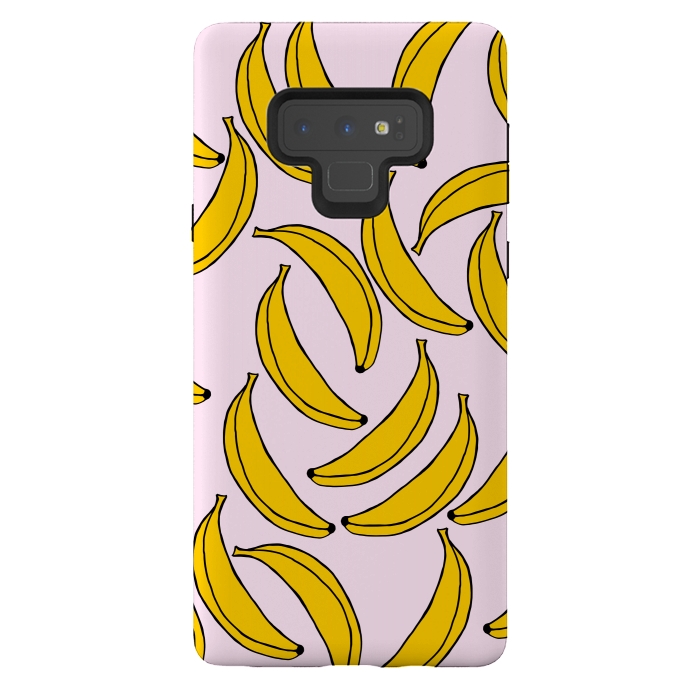 Galaxy Note 9 StrongFit Cute Bananas by Karolina