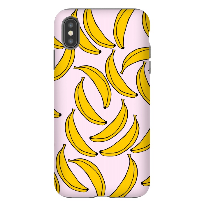 iPhone Xs Max StrongFit Cute Bananas by Karolina