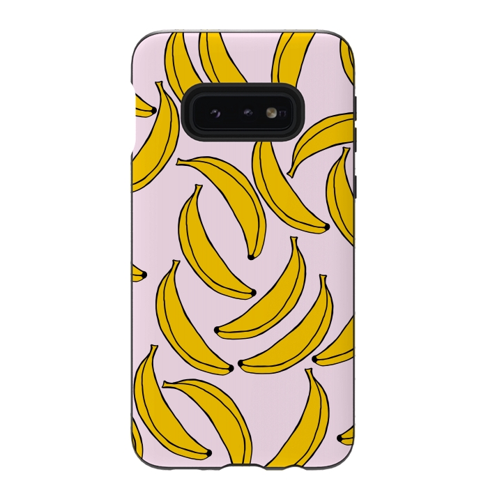 Galaxy S10e StrongFit Cute Bananas by Karolina