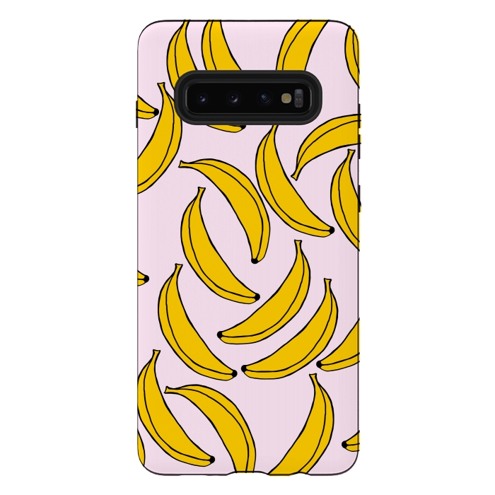 Galaxy S10 plus StrongFit Cute Bananas by Karolina