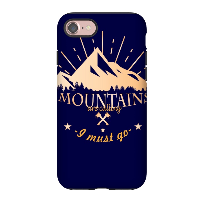 iPhone 7 StrongFit MOUNTAINS ARE CALLING by MALLIKA